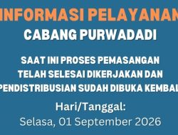 Perumdam Tirta Galuh Buka Kembali Distribusi Air Purwodadi